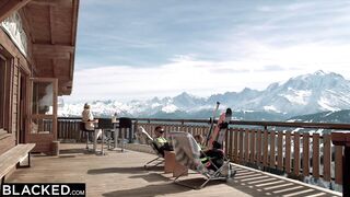 Sexy Stunning ski-bunny Mary hooks up with a married man