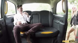 Fake Taxi Horny couple hire the taxi for sex