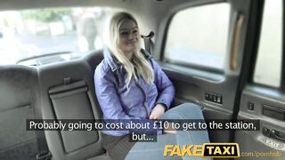 Taxi Blonde gets backseat discount