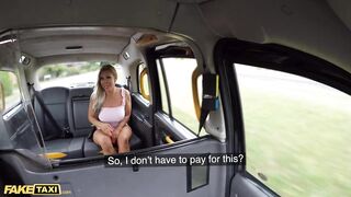 Fake Taxi Blonde Euro Babe with Big Tits POV Blowjob in a Field