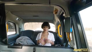 Fake Taxi Super Sexy French Student Seduces Taxi Driver for a Free Ride