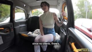 Fake Taxi Vile Vixen gets bent over the taxi bonnet and fucked hard in her wet dripping pussy