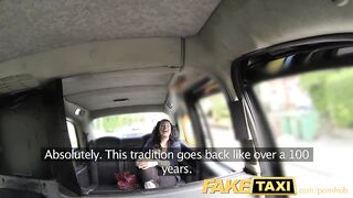Taxi Huge tits and a big hairy pussy