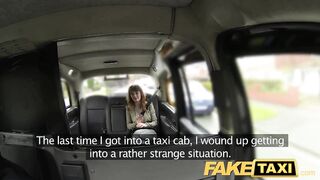 Taxi Red head with nice natural tits does anal