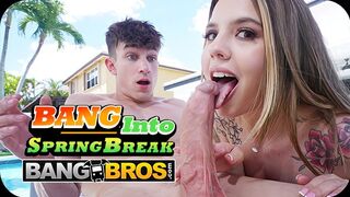 Sexy - Lucky Anne Gets In A Crazy Banging Session By The Pool With Her Stepbrother