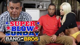 Sexy - Watch Brandi Bae Get Railed In Several Positions Watching The Big Super Blow Game ;)