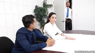 Sexy - Cutie Girl Karlee Grey Relieves Stress On Labor Day By Fucking Her Coworker