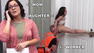 Sexy - Teen PAWG Gia Paige Taking Dick From Roofter Sean Lawless Behind Mommy's Back