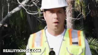 Real Sexy - Big tit milf Reagan Foxx Cucks her man
