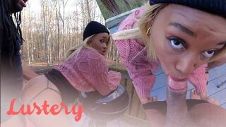Black Amateur Pornstars Get Horny On Back Porch - Lust