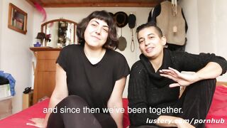 Amateur Lesbians Discuss Sex then Show us how they do it!