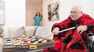Old Guy Jay Crew Is Lucky To Have His Fuck Buddy Katie Morgan & His Nurse Sharing His Hard Dick - Sexy