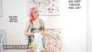 Sexy - It's Hard For Evie Rees To Resist Not Touching The Art When It’s So Tempting Like Danny's Big Cock
