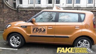 Hot Driving School Step Daddys girl fails her test with MILF