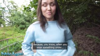 Public Sex - Fitness MILF public blowjob outdoor sex Kristina Grace hard fast POV fuck