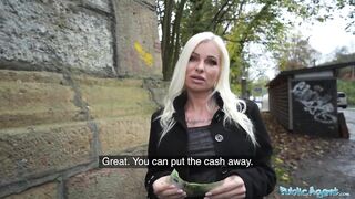 Public Sex Blonde MILF teacher with amazing figure fucked in her sexy red lingerie