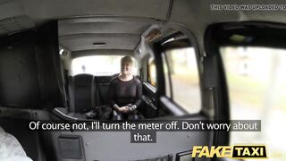 Hot Taxi blonde milf gets surprise anal sex and rims