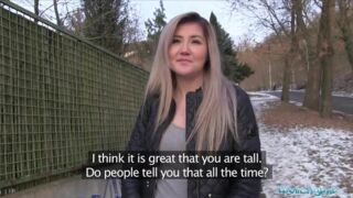 Public Sex Cute Russian loves sex for cash