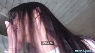 Public Sex Hot Czech body fucked under public bridge