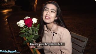 Public Sex Aaeysha gets fucked on Valentines Day