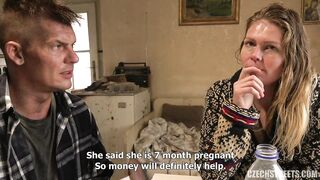 Czech Streets – Food Porn Orgy with 28wk's Pregnant!