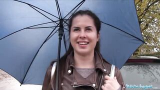 Public Sex Wet Russian Spreads Legs For Cash