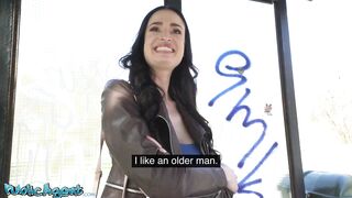 Public Sex - Busty brunette MILF cheats on her husband to give her mouth and body to thickest cock she's ever had