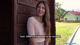 Public Sex Talia Mint in sexy public suck and fuck challen