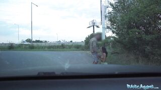 Public Sex Australian reality star MILF Hayley Vernon hardcore public doggystyle at side of road