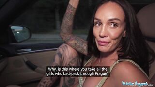 Public Sex Australian reality star MILF Hayley Vernon hardcore public doggystyle at side of road
