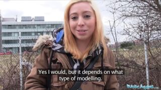Public Sex Shy Teenager bends over for a big cock