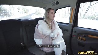 Hot Taxi Stunning Lingerie Model is Happy to have Hard Fast Sex with the driver