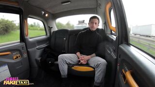 Female Hot Taxi Sofia Lee uses her gigantic boobs to test passenger’s willpower