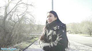 Public Sex, Asian Alina Crystall gets fucked in abandoned building