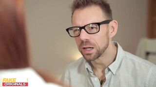 Hothub Originals - Older professor fucks two University students and creampies one in her tight shaved honey slot