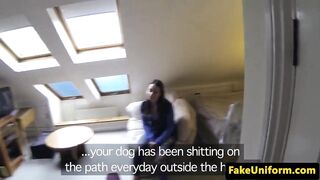 Cheating wife analfucked by fake british cop