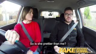 Hot Driving School Jealous learner wants hard fucking