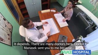 HotHospital Horny saleswoman strikes a deal with the Dr