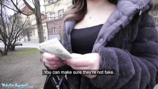 Public Sex, Celeb lookalike Sereyna Gomez fucked on stairs