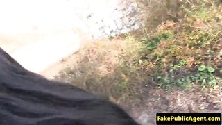 Amateur eurobabe dickriding in back of car