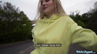 Public Sex Stunning Blonde Euro Babe gets a HARD DEEP Dicking
