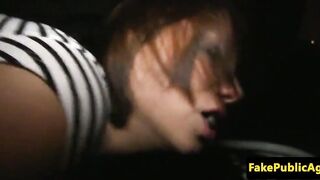 Pickedup student ass jizzed after outdoor sex
