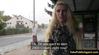 Pulled european beauty cocksucks in the woods