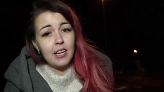 Public Sex – Sexy Dog Owner Seeks Help but Gets Fucked Hard