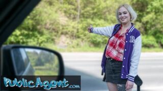 Public Sex Cute looking blonde picked up and fucked hard in her soaking wet pussy