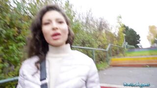 Public Sex Big tits Helina Dream big dick public blowjob and POV sex