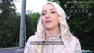 Public Sex Horny tourist Helena Moeller is hungry for cock