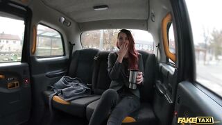 Hot Taxi – Cindy Shine pays for cleaning bill with her pussy
