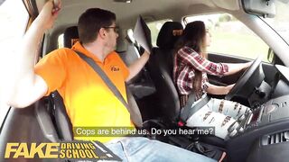 Hot Driving School Hot learner Kristy Black fucked doggy