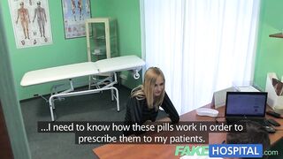 HotHospital Slender squirting hot sexy blonde wants breast